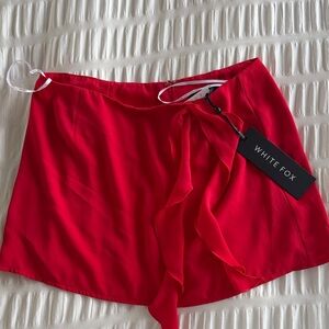 White Fox Boutique Red skirt